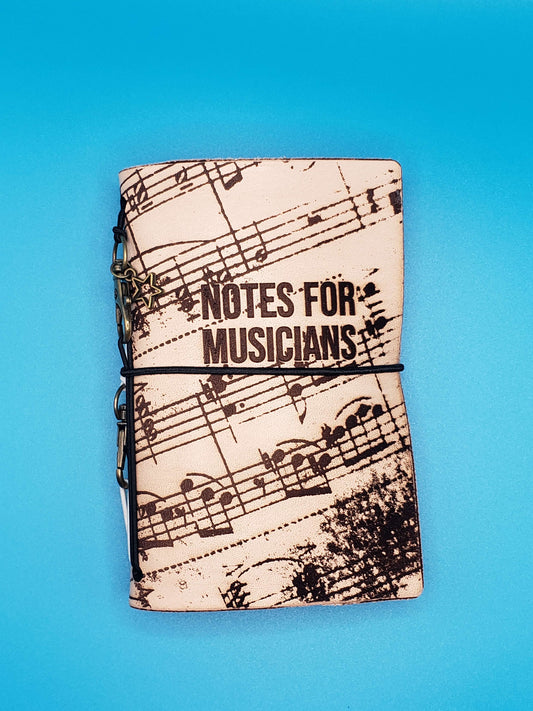 Notes for Musicians - Travel Journal Cover