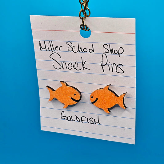 Miller School Shop Snack Pins - Goldfish